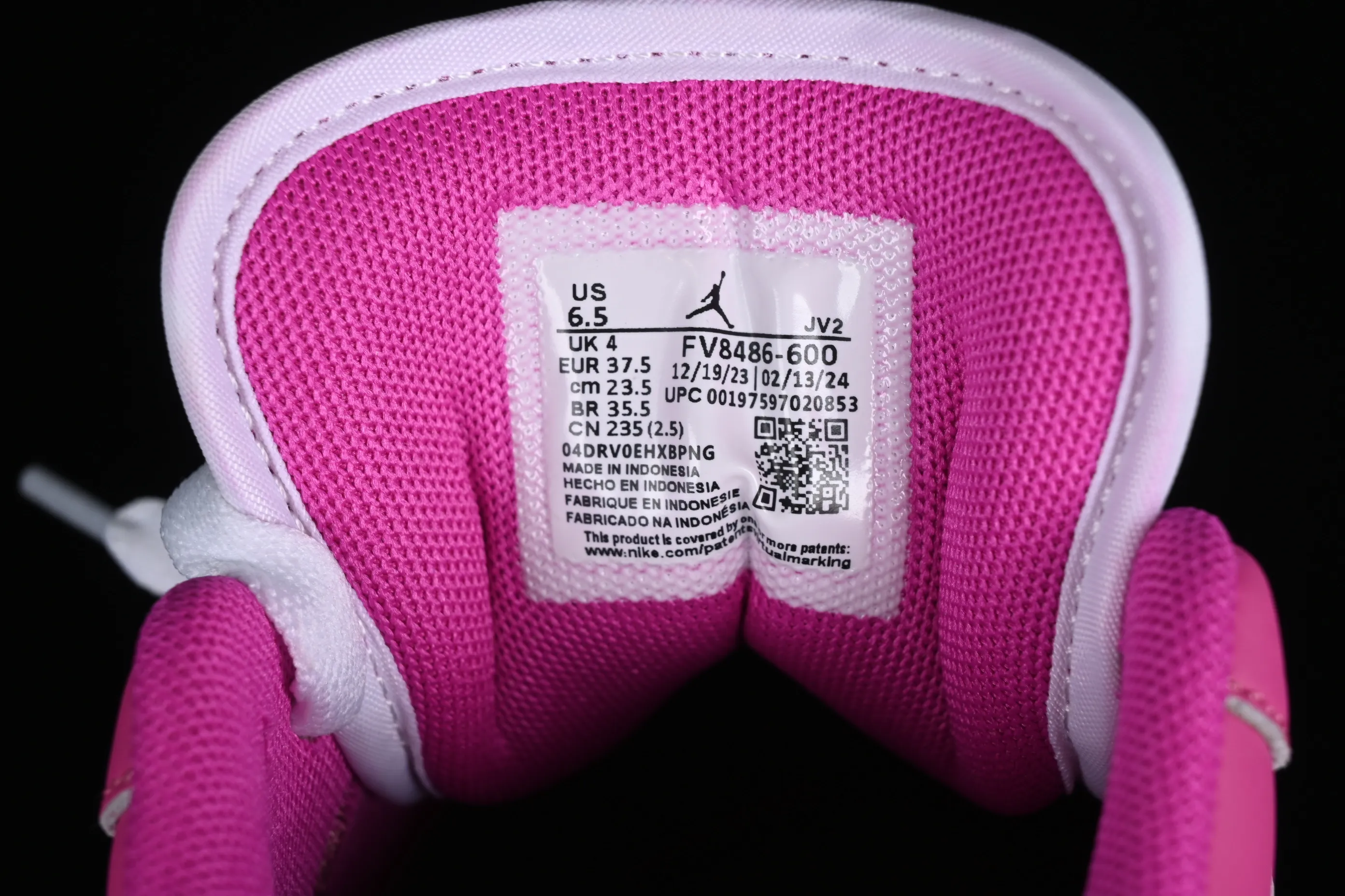 All categories Air Jordan Jordan series basketball shoes Air Jordan 1 Low Air Jordan 1 Low AJ1 Joe 1 rose red low-top cultural and leisure sports sneakers FV8486-600